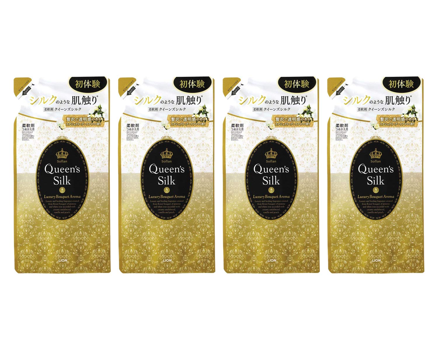 Amazon.co.jp: 【4袋セット】 ソフラン クイーンズシルク 柔軟剤