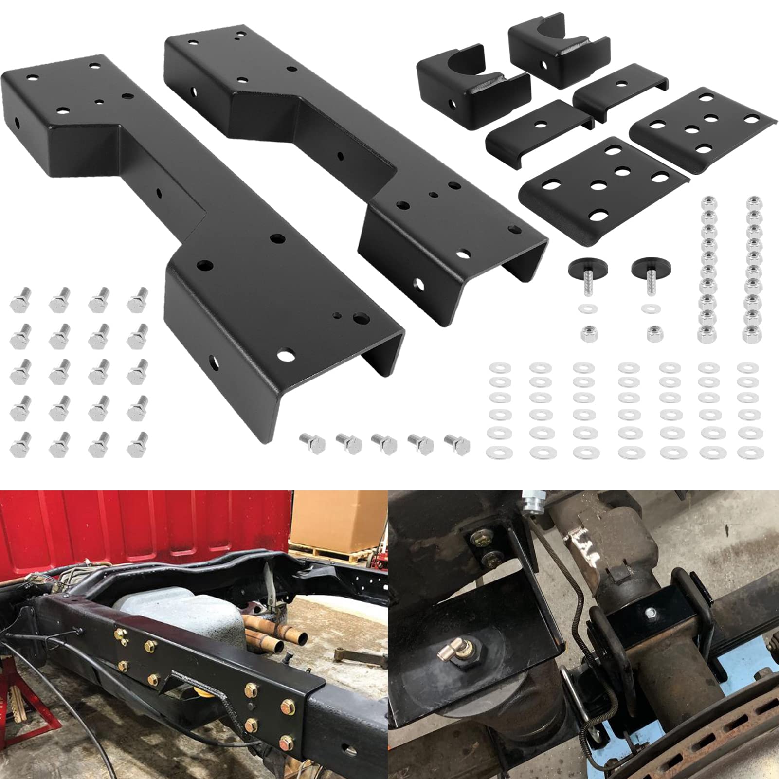 Kit 2 Manilles De Chute 1-1.5 Pouces – Abaissement Arrière Pour Chevy Silverado 1500 & GMC Sierra 1500 1988-2018 2WD/4WD