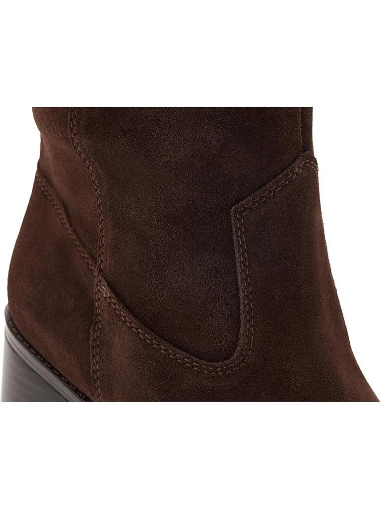 Brown Vince Camuto Sangeti Wide Calf Stacked Heel Knee High Boot