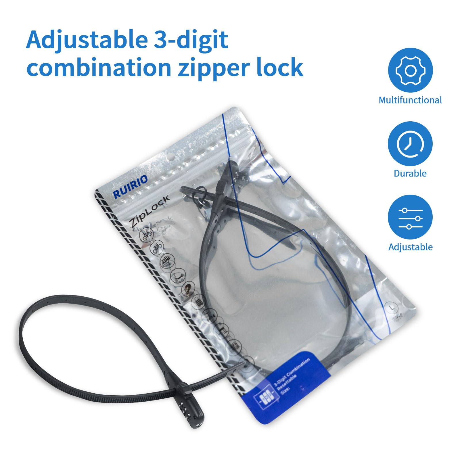 Amazon.com : Zip Tie Lock Adjustable Cable Lock for Kids Bike