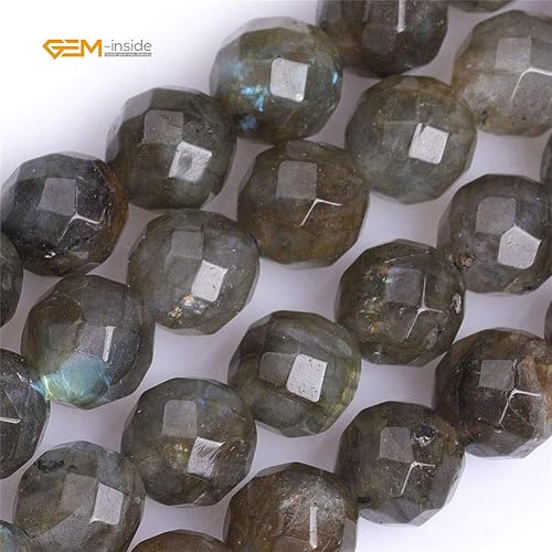 Miniatura 539 de GEM-Inside Red Orange Carnelian Gemstone Loose Beads Natural Energy Power Beads for Jewelry Making Round Faceted 8mm 15