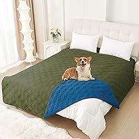 Vista 18 de hyha - Manta impermeable para cama de perro, mantas suaves para mascotas, funda impermeable para sofá para perros, fundas reversibles lavables