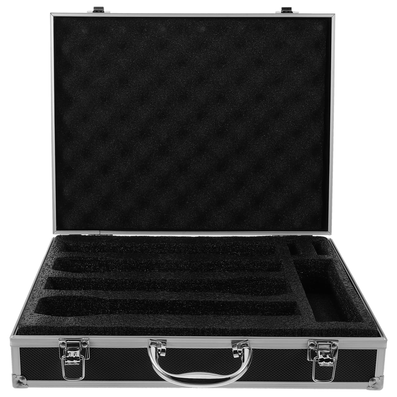 Custodia per Microfono Portatile Organizer per Microfoni Senza Fili Protezione per Viaggi e Accessori Scatola per Microfono per Esterni e Viaggio per Microfono Antipolvere e Resistente Urti