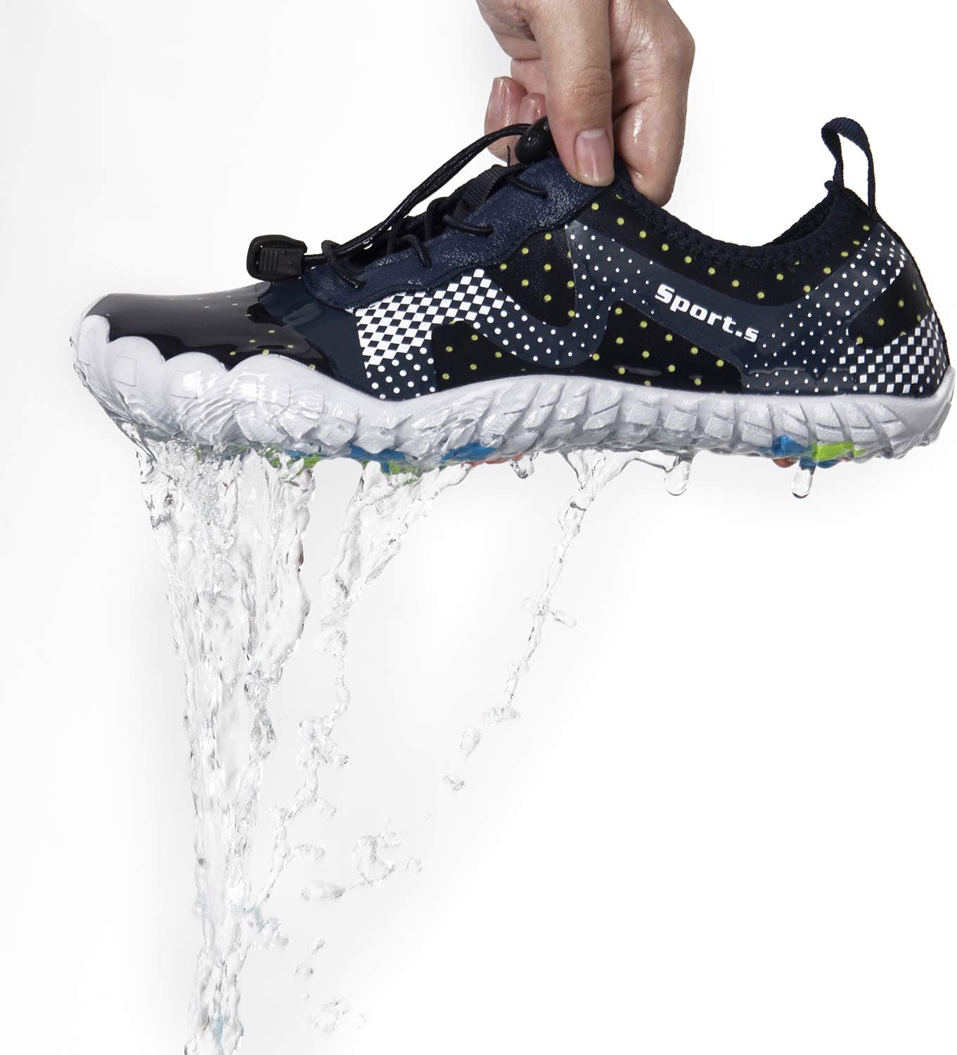 Water Shoes for Men Barefoot Quick-Dry Aqua Sock Outdoor Athletic Sport Shoes for Kayaking, Boating, Hiking, Surfing, Walking - Image 2