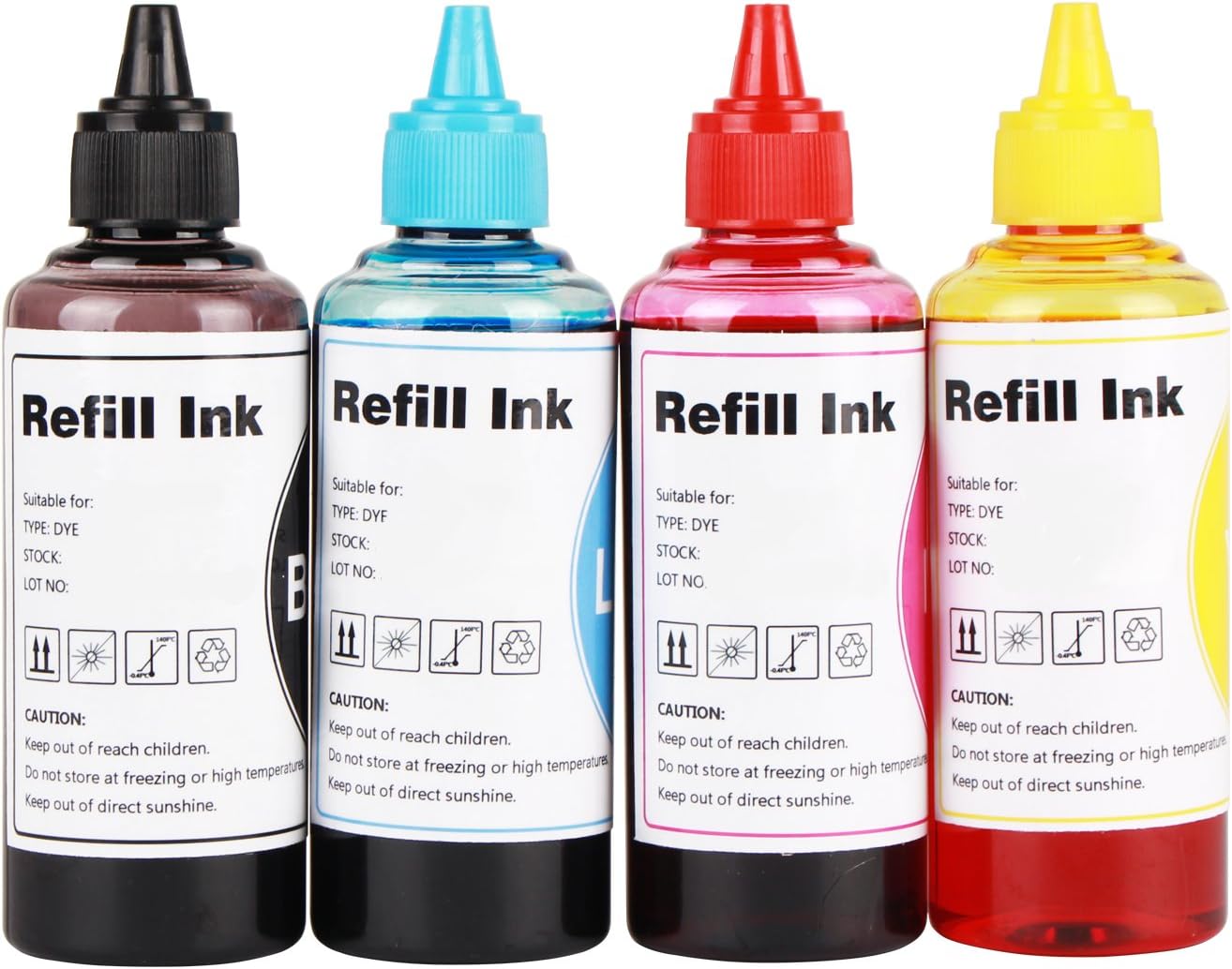CoYlBod Refill Ink Kit Dye Ink for 73N 731R T0731N T0731H T0731HN Stylus CX5510 CX5600 CX5900 CX7300 CX7310 CX6900F CX8300 CX9300F,use for Refillable Cartridges or CISS
