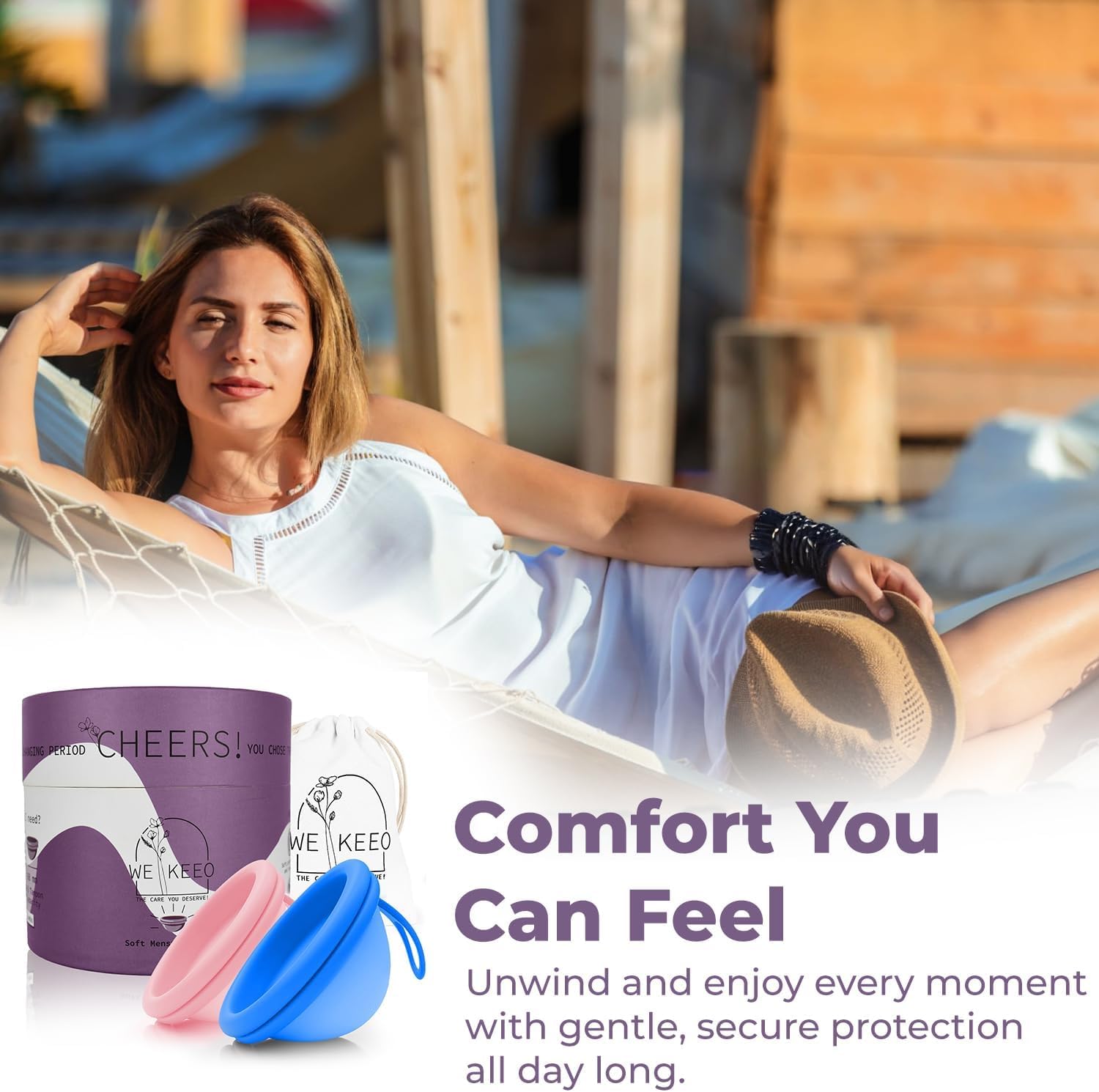 Reusable Menstrual Disc Made from 100% Medical Grade Silicone Period disc, Holds up to 6 Super tampons with Leak Free 12 Hour Comfortable Protection |Tampon, Pad and Menstrual Cup Alternative - Image 7