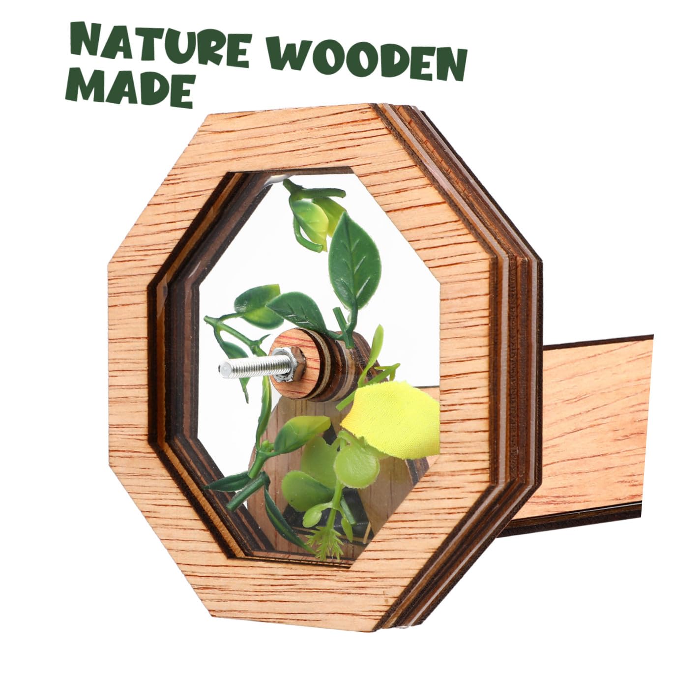 Selbstgemacht Holz Kaleidoskop Satz für Drehbares Kaleidoskop mit Großer Linse und Deckel zum Befüllen Kreatives Lernspielzeug für Geburtstage und Draußen