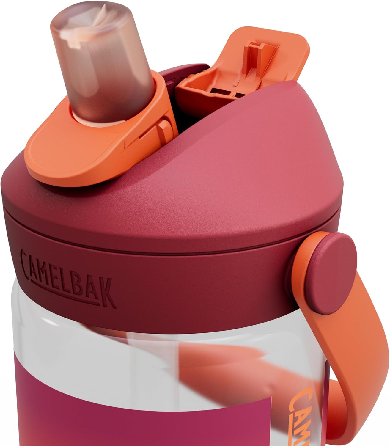 CamelBak Thrive Flip Straw Kids Bite Valve Tritan Renew Water Bottle 14oz - Image 3