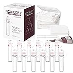 Momcozy Colostrum Collector Reusable Breast Milk Collector with Storage Case and Cotton Wipe, Portable Colostrum Container BPA Free, Multi-Use Collector 5ml-12pcs