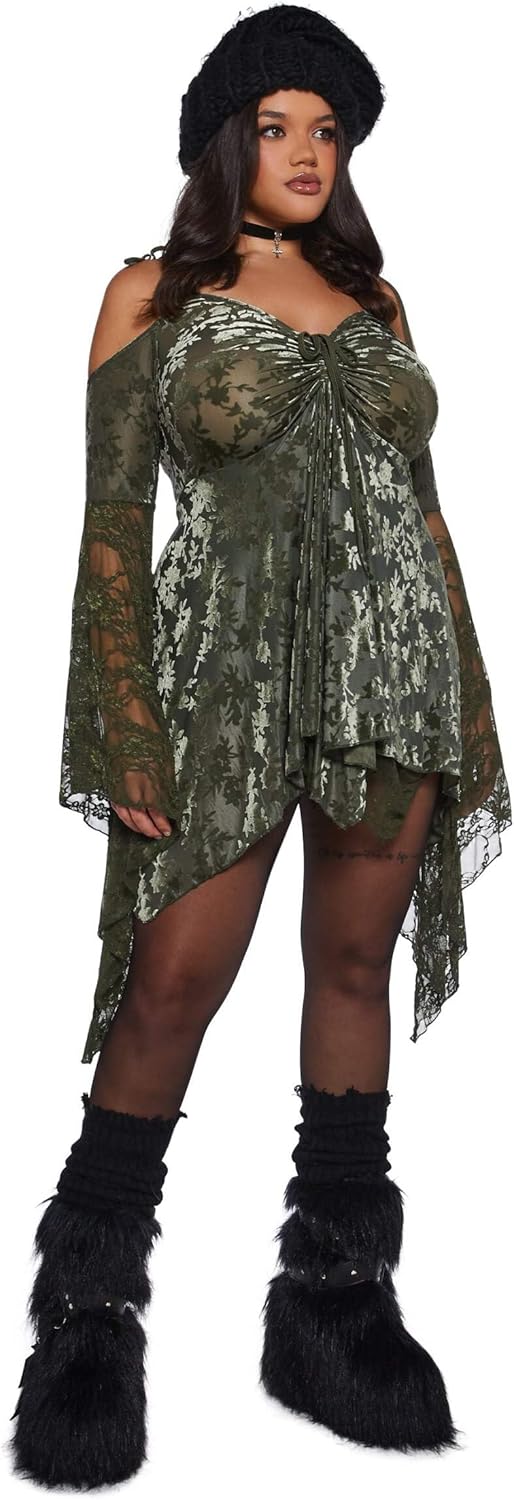 Dolls Kill F is for Fairies Handkerchief Dress by Current Mood Perfect for Fairycore Fashion