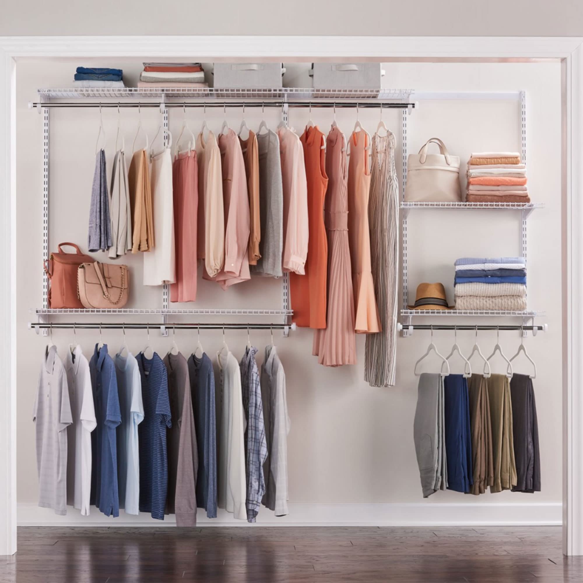 Rubbermaid Wire Closet Shelves at