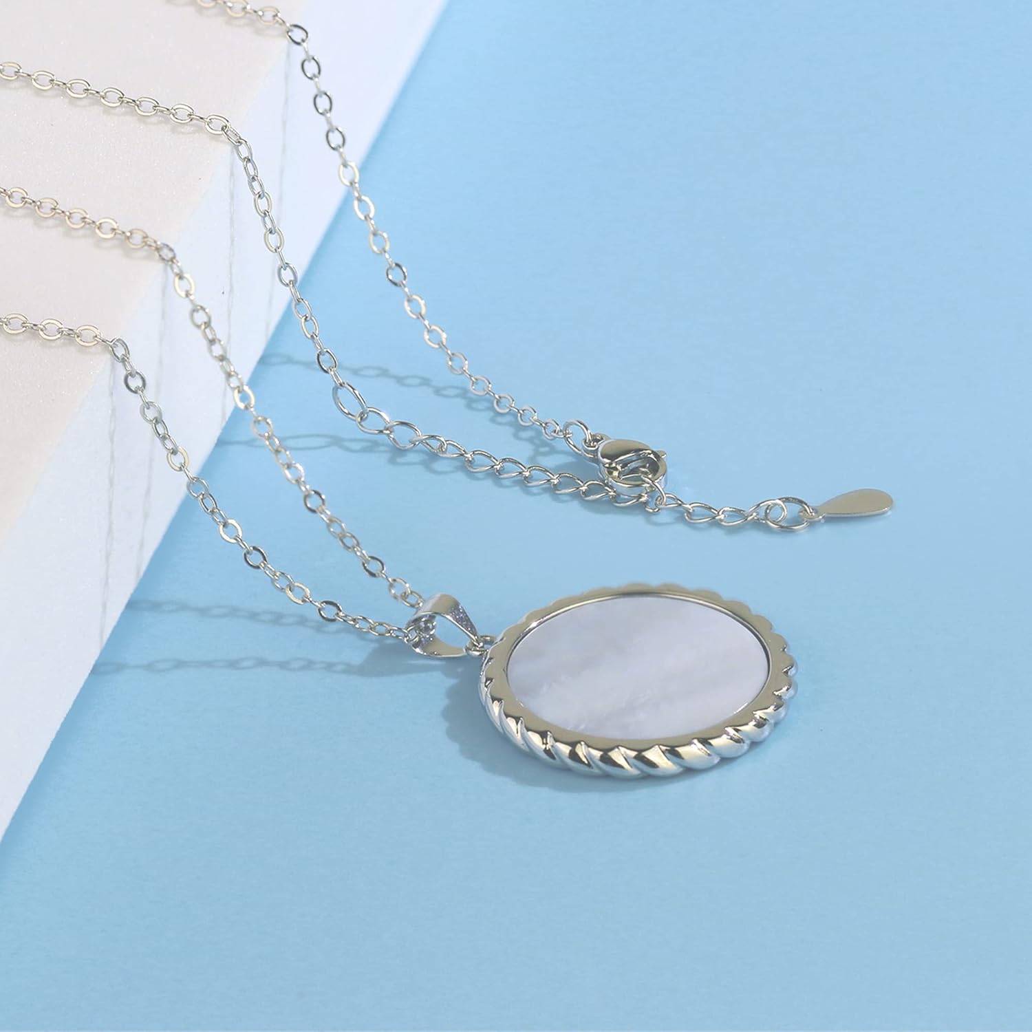 SmileBelle Tree of Life Necklace as Valentine Gift for Mom, Valentines Day Gifts for Stepmom as Bonus Mom Gift from Daughter, Grandma Vday Present Silver Mother in Law Necklace as Tree of Life Jewelry - Image 7