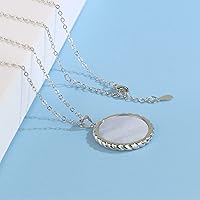 Vista 6 de SmileBelle Tree of Life Necklace as Birthday Gifts for Mom Grandma, Mom Gifts for Stepmom as Bonus Mom Gifts From Daughter, Silver Mother in Law