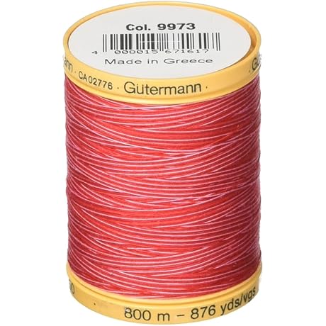 Gutermann Cotton Thread in Ruby Red: Elevate Your Sewing Projects with Vibrant Hues