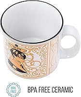 Vista 7 de Silver Buffalo Harry Potter vs Malfoy Taza de Cerámica Estilo Anime para Acampar, 20 Onzas