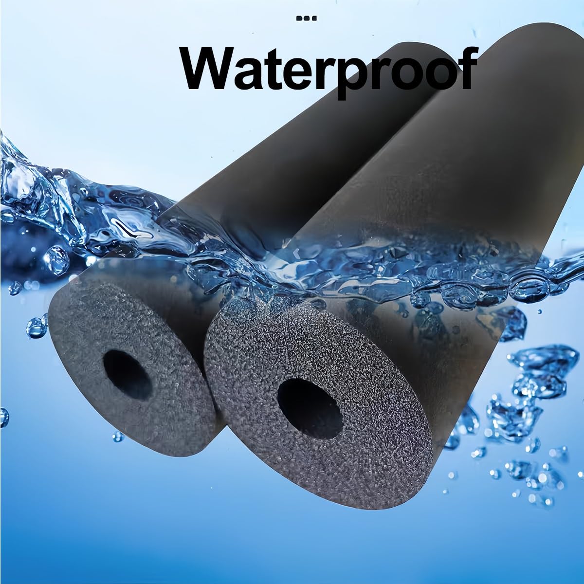 Tubo isolante in schiuma ispessita per tubi (ID 2,2 cm a 10,2 - 0,6 cm, lunghezza 1,90 m, 1 confezione) (ID 1-1/16 "xT 2,5-0,5 cm)