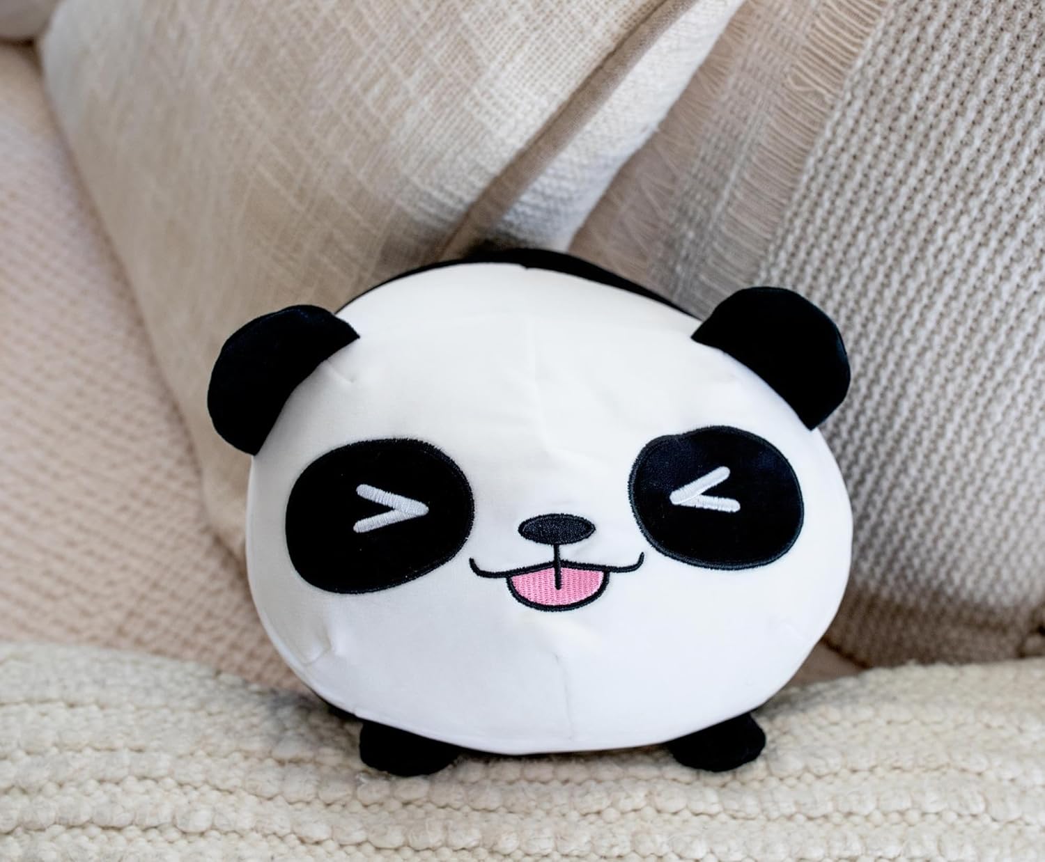Toynk MochiOshis Panda Bear 12-Inch Stuffed Plush Toy Collectible