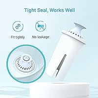 Vista 5 de AQUA CREST Alkaline Water Filter, Intended for Brita® Pitchers and Dispensers, Everyday, UltraMax, Metro+, XL and More, NSF Certified, 2 Months, 3