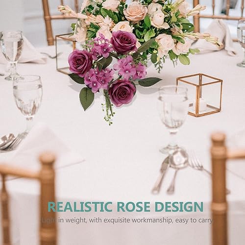 Miniatura 8 de Garneck Guirnalda de velas artificiales, 3 unidades, corona de verano, anillos de vela, accesorios de boda, coronas de Pascua para puerta delantera,