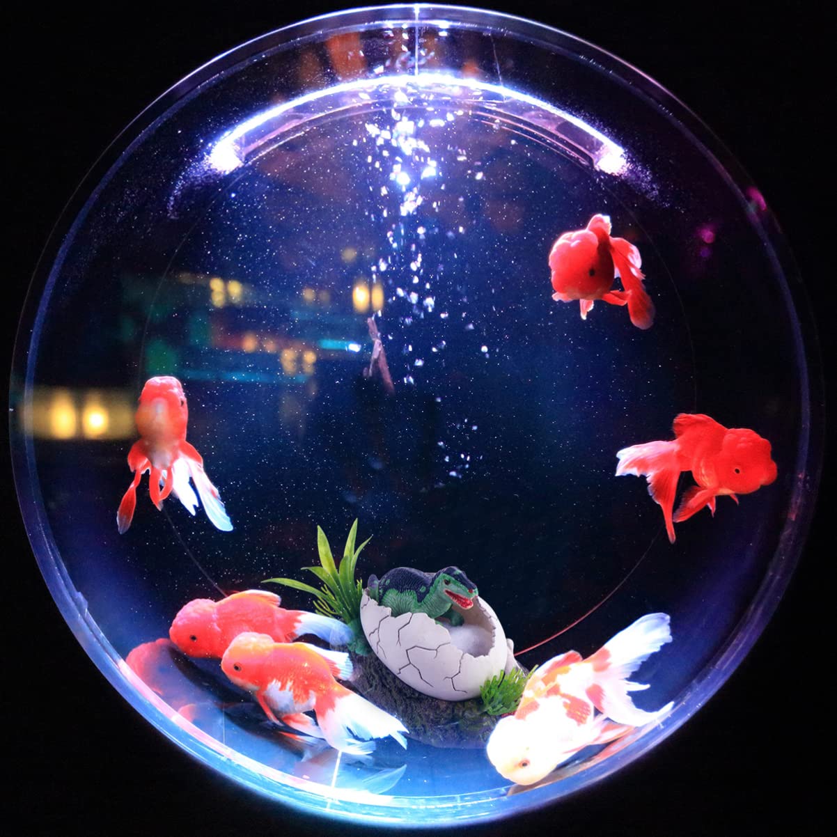 Happyyami 3stücke Aquarium Dekoration Mit Luftblasenfunktion Dinosaurier Ornament Für Fischtank Kreatives Wasserspielzeug Und Versteck Für Fische Und Reptilien Geeignet Für Süß Und