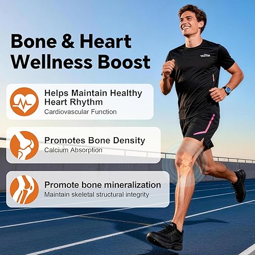 Miniatura 4 de Magnesium Complex, Magnesium Glycinate, Elemental Magnesium Supplement with Citrate, Orotate, Taurate & Aspartate, Supports Muscle Relaxation, Heart