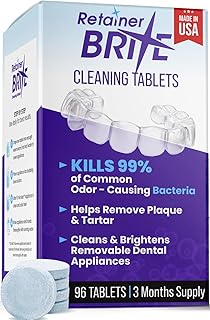Retainer Brite Tablets for Cleaner Retainers and Dental Appliances