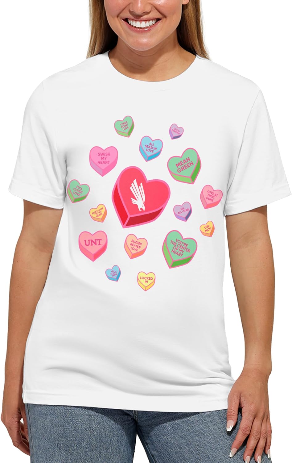 FOCO Unisex NCAA College Team Logo Sweet Talk Short Sleeve T-Shirt
