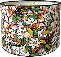 Vista 15 de Royal Designs, Inc. Pantalla de Tambor Decorativa de Moda Hecha a Mano, Hecha en EE.UU., 10 pulgadas, HBC-8028-10, Camello de Dos Tonos