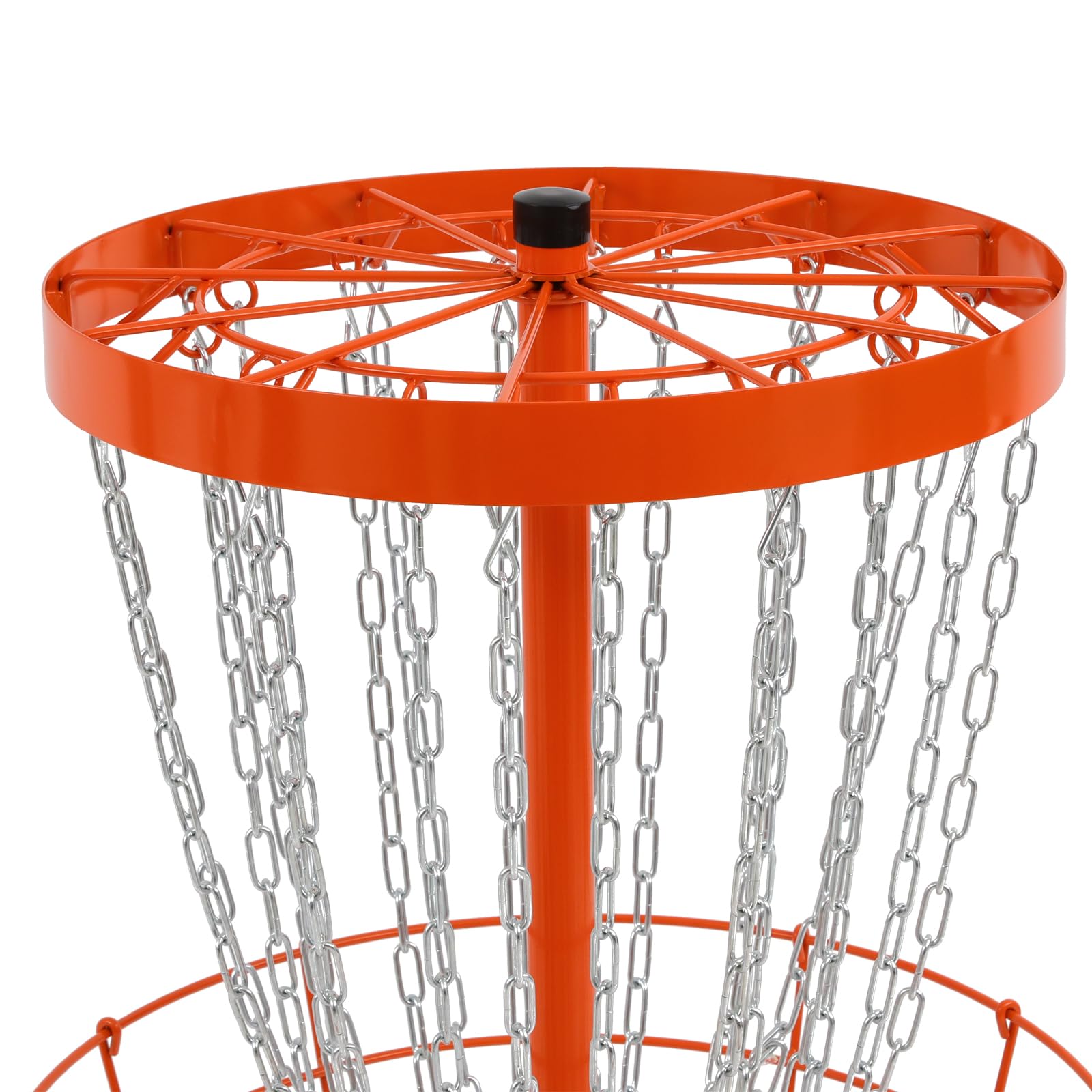 Disc Support d'entraînement de golf, disque portable, cible de golf, panier d'entraînement en fer à double couche pour l'extérieur, arrière-cours, parcs, campings