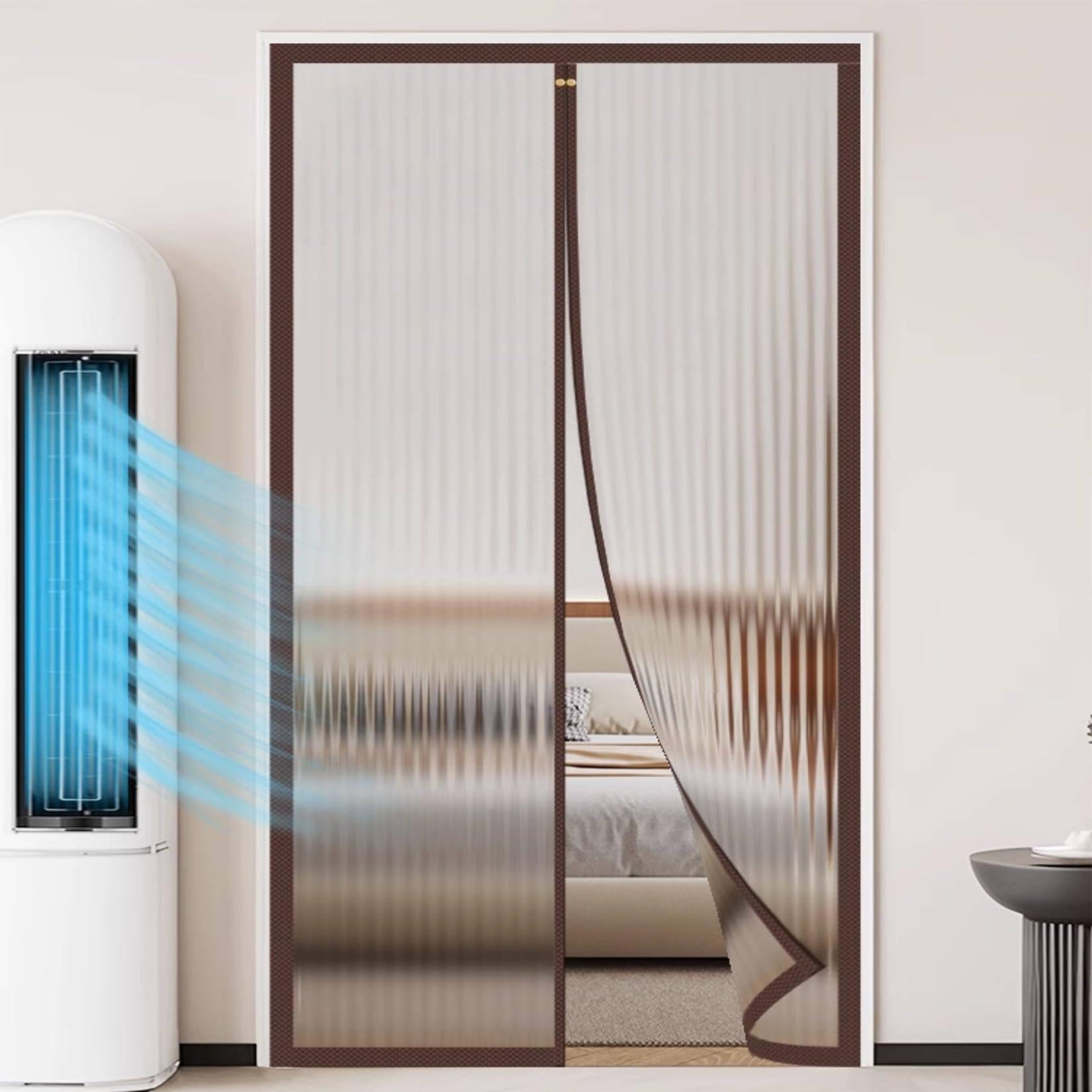 Isolant thermique porte rideau de porte isolation thermique magnétique froid