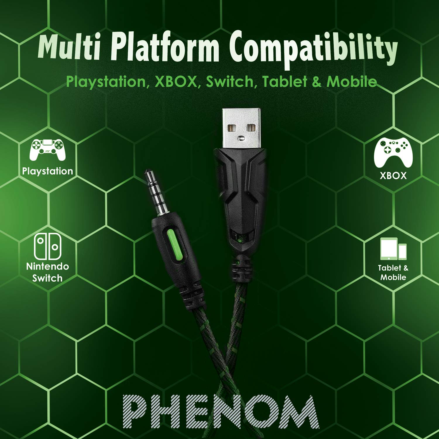 Phenom EXP09 Stereo Gaming Headset for 