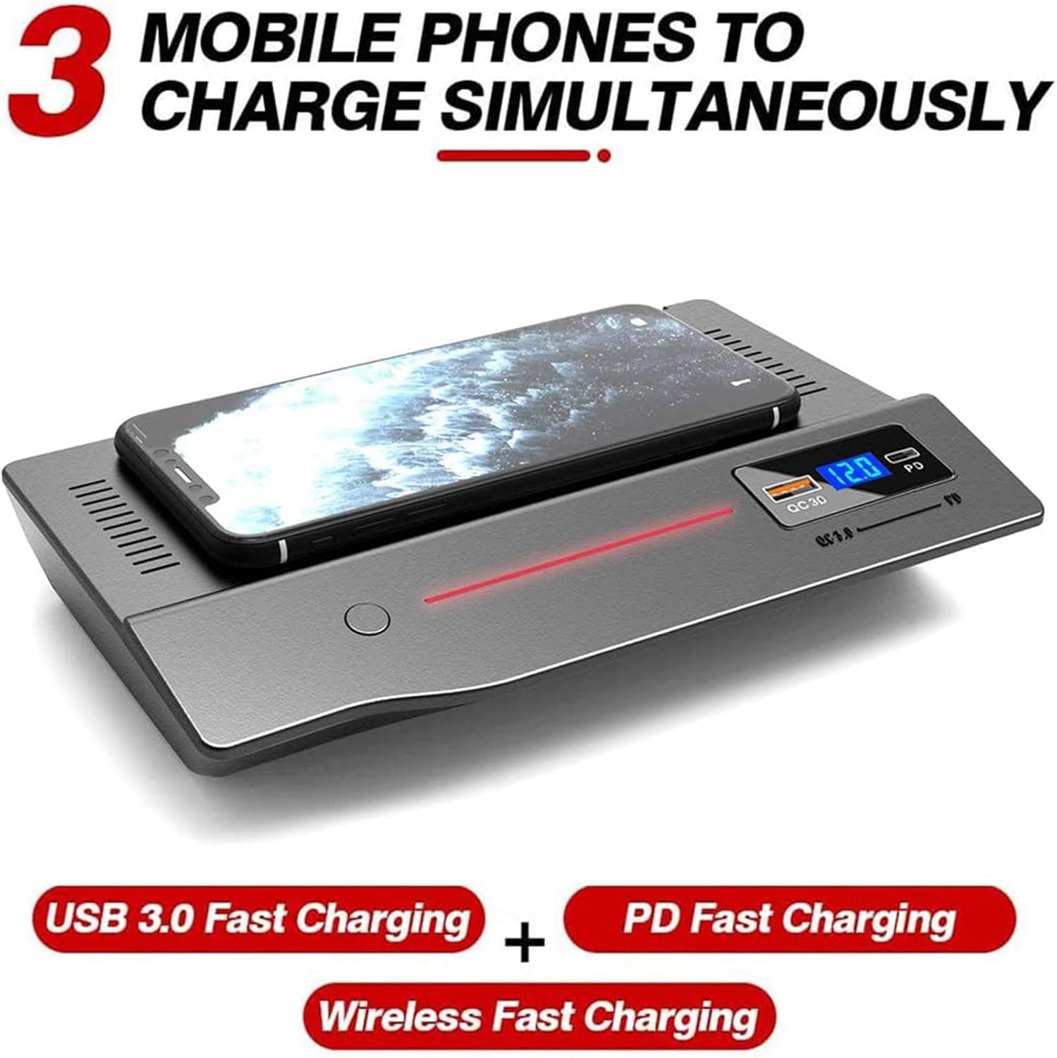 inbekea new wireless car chargerfor ni ssan teana 2019 2020 2021 202215w fast wireless phone charging padcenter console wireless charger forand an