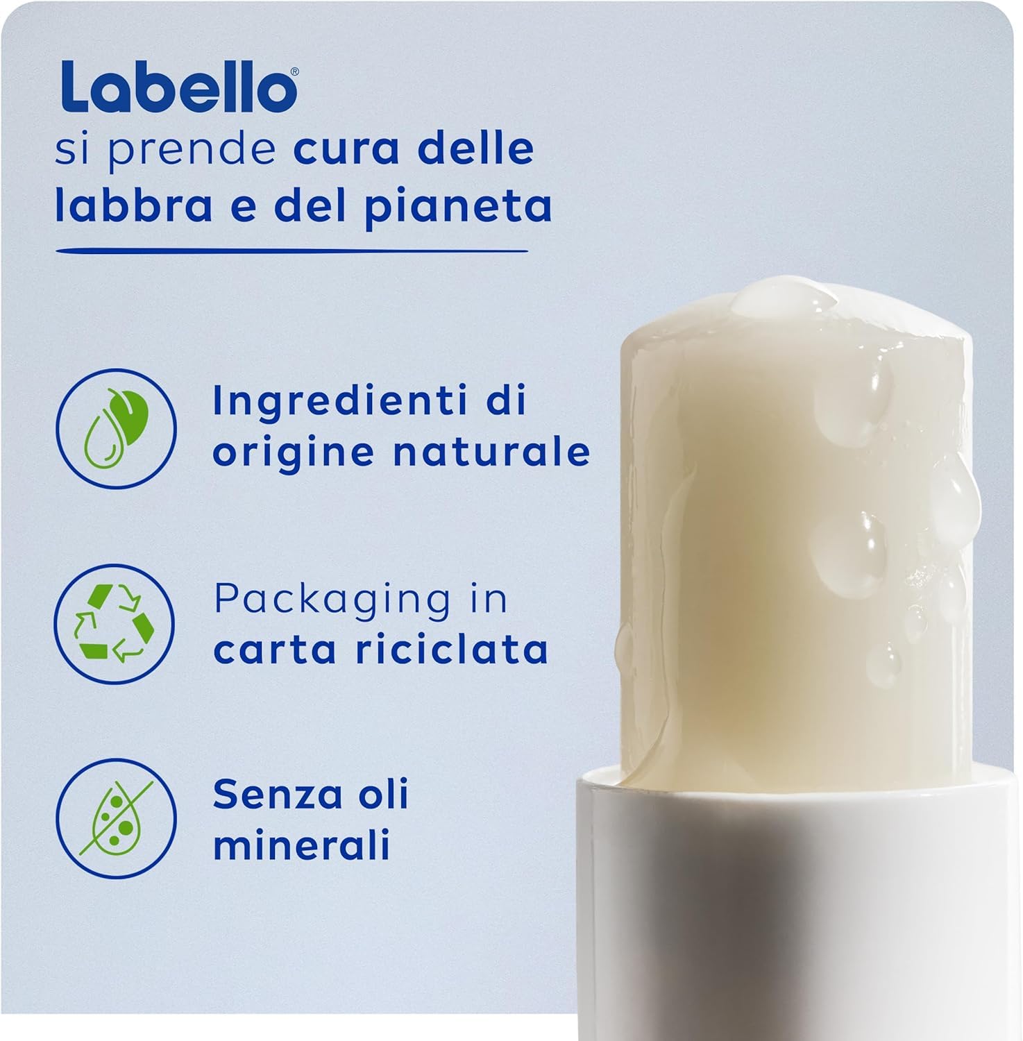 Labello Bipack Sun Protect SPF30 e Hydro Care SPF15 2 x 4.8 g, Burrocacao labbra in confezione doppia, Duo con burrocacao protezione solare idratante e balsamo labbra con filtri UVA/UVB