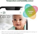 Caméra panoramique et inclinable à 360 degrés LeapFrog 1080p WiFi avec accès à distance, moniteur vidéo de bébé avec lumière nocturne, vision nocturne en couleur, LF1911