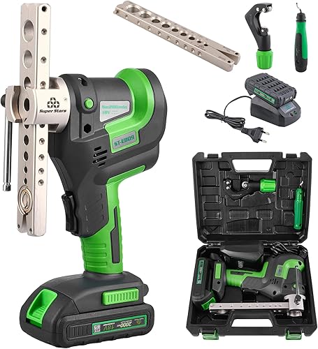 Miniatura 9 de Super Stars Herramientas de abocinado para 1/4 in - 3/4 in HVAC abocinado simple de 45 grados tipo cono excéntrico kit de abocinado para tubería