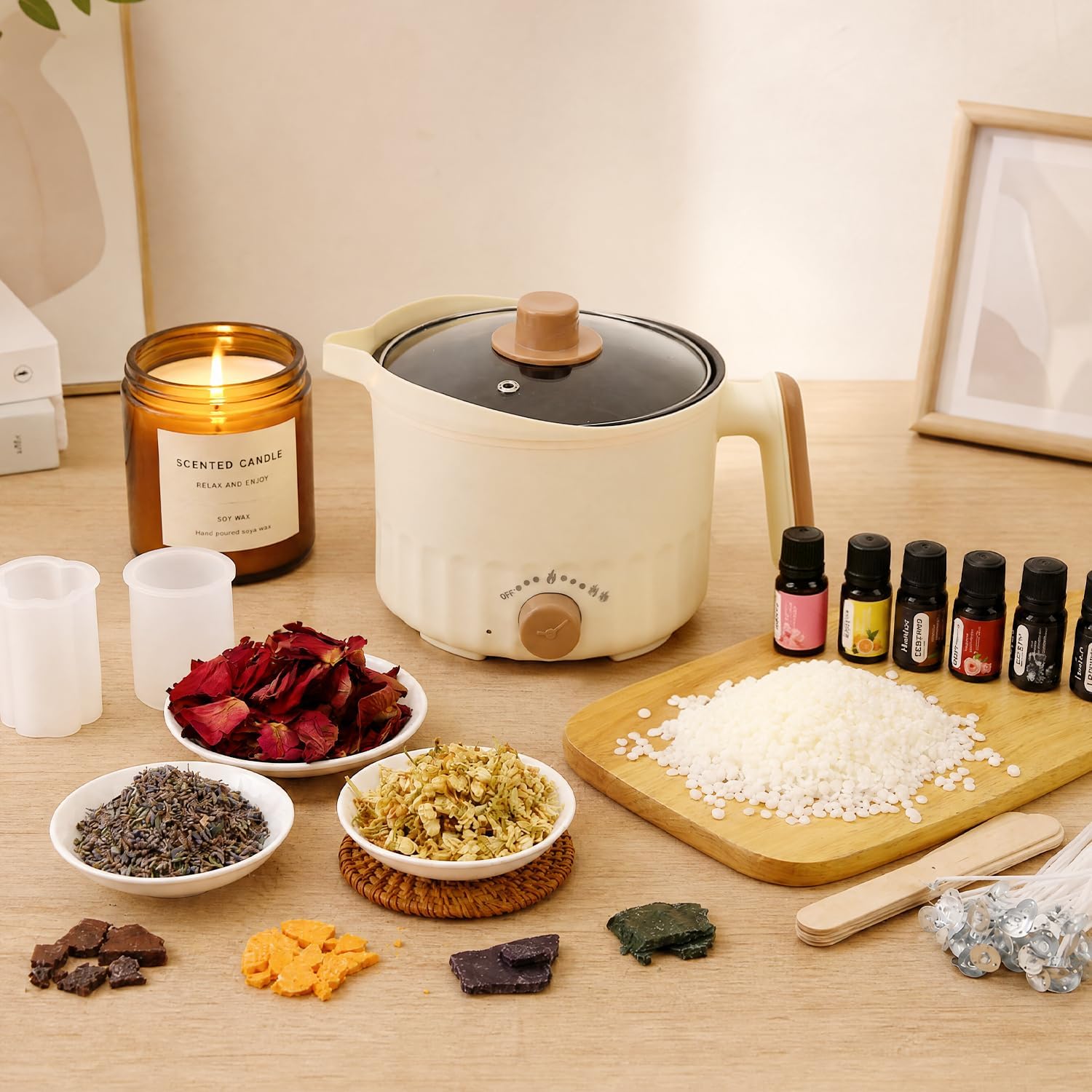 Candle Making Kit, DIY Crafts Candle Making Supplies for Adults & Beginners