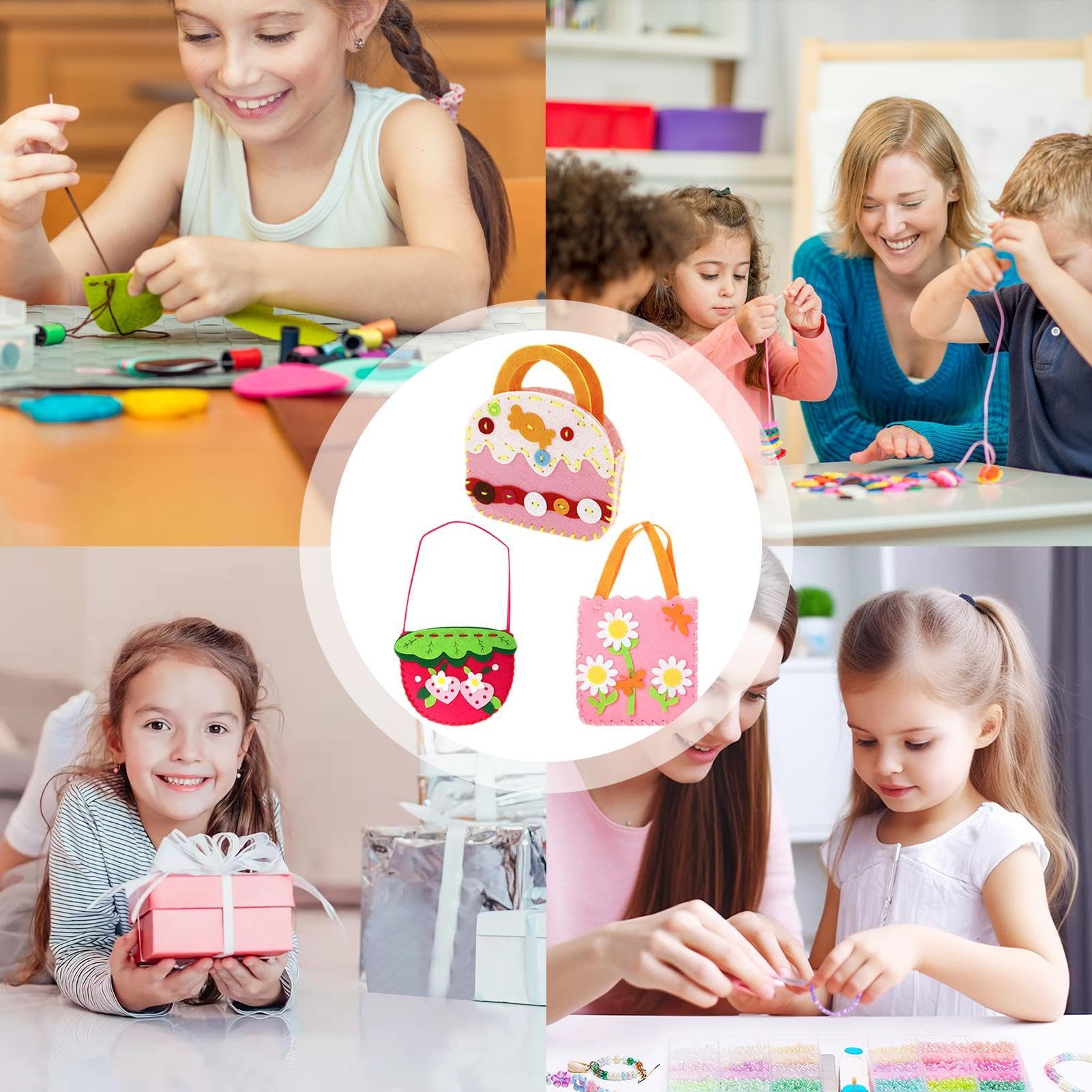 Sew Your Own Bags – Sac à main à coudre pour apprendre à coudre pour filles, anniversaire, Noël Sew Your Own Bags – Sac à main à coudre pour apprendre à coudre pour filles, anniversaire, Noël