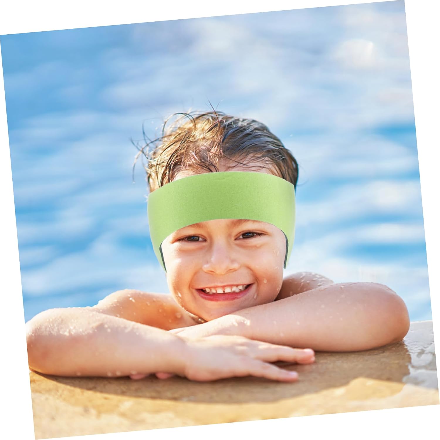Swim Headband for Ear Protection Elastic Sports Headband for Swimming Yoga Outdoor Activities for Adults