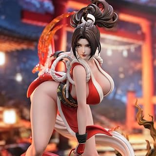 和風衣装少女キャラクター 不知火舞 しらぬい まい フィギュア ガレージキットシーンの台座 Ver.1/4 スケール LK.Studio 限定販売 収蔵級手作り樹脂塗装済み完成品 [並行輸入品]