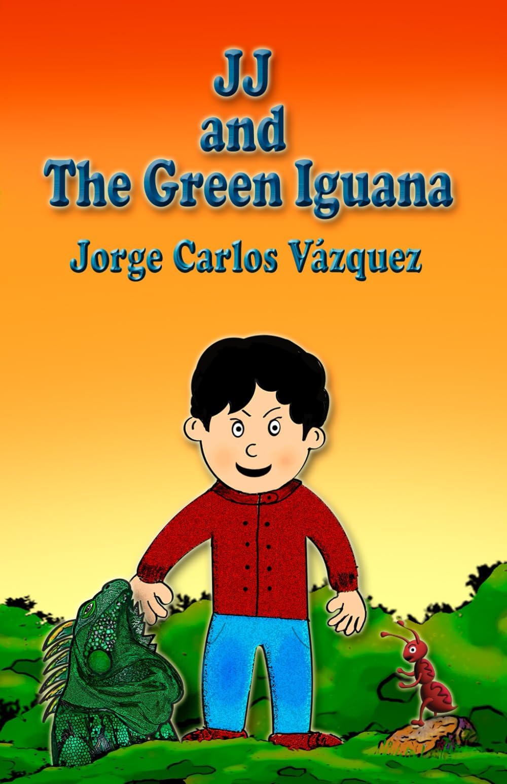 JJ and the green Iguana