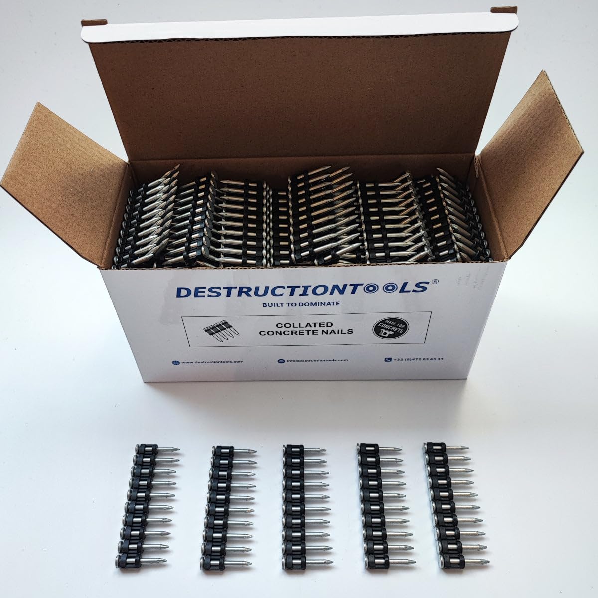 1000x Chiodi 25mm - per Spit Pulsa 700, 27, 40, 65 & 800 - C6/25