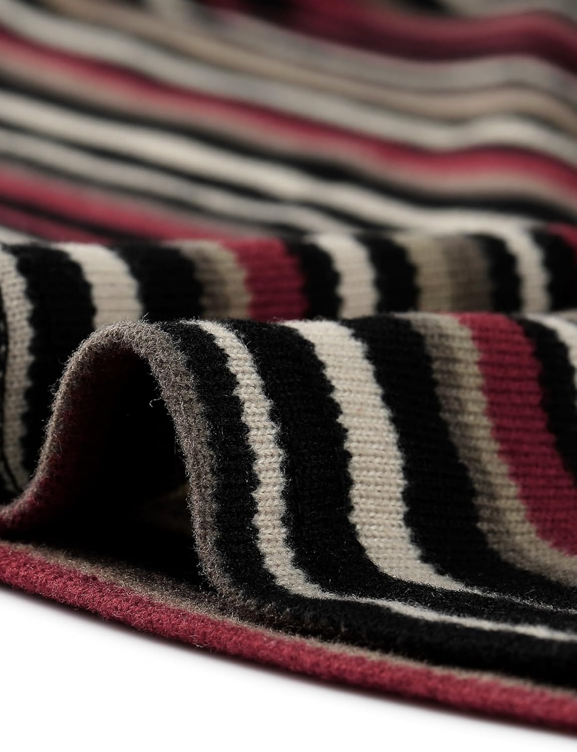 Allegra K Women's Striped Top Long Sleeve Casual Slim Turtleneck Fall Christmas Party Shirt 2025 - Image 5