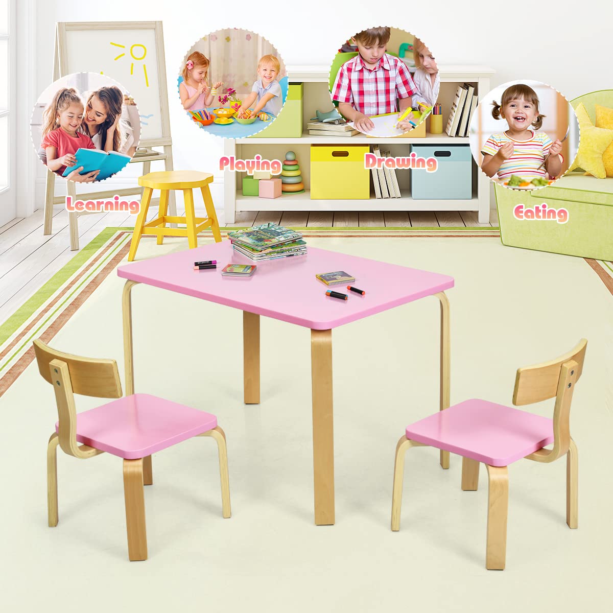 Poggiapiedi Aereo Per Bambini - Lettino Portatile 79x44cm Per Viaggi In Aereo, Estensione Sedile - Foto 6