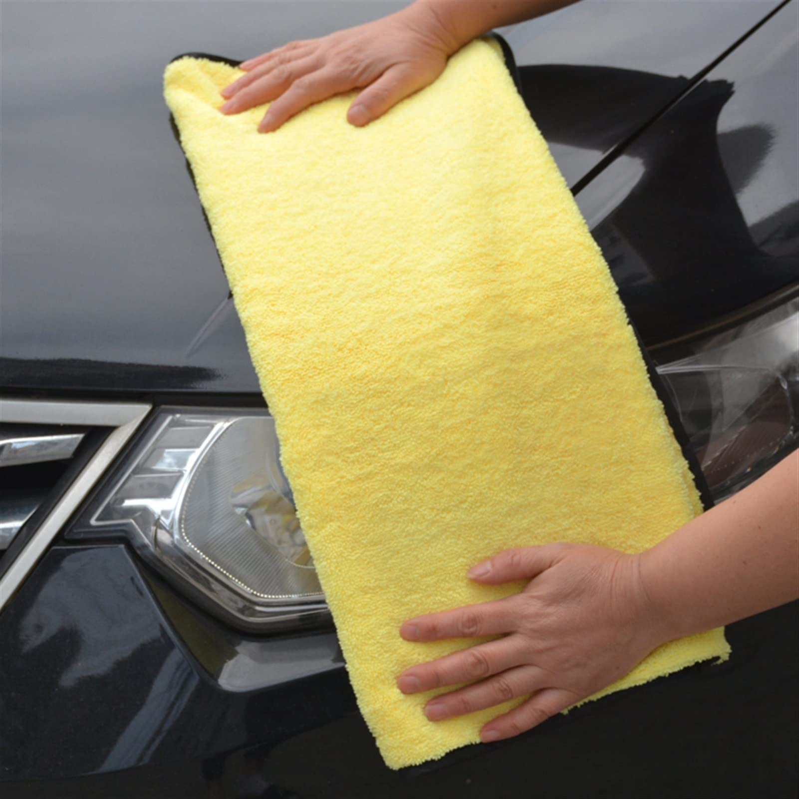 3 sztuk 300GSM 92 * 56cm myjnia samochodowa ręcznik z mikrofibry super chłonny do czyszczenia samochodu suszenie szmatka duży rozmiar suszenie duży ręcznik pielęgnacja samochodu jakość