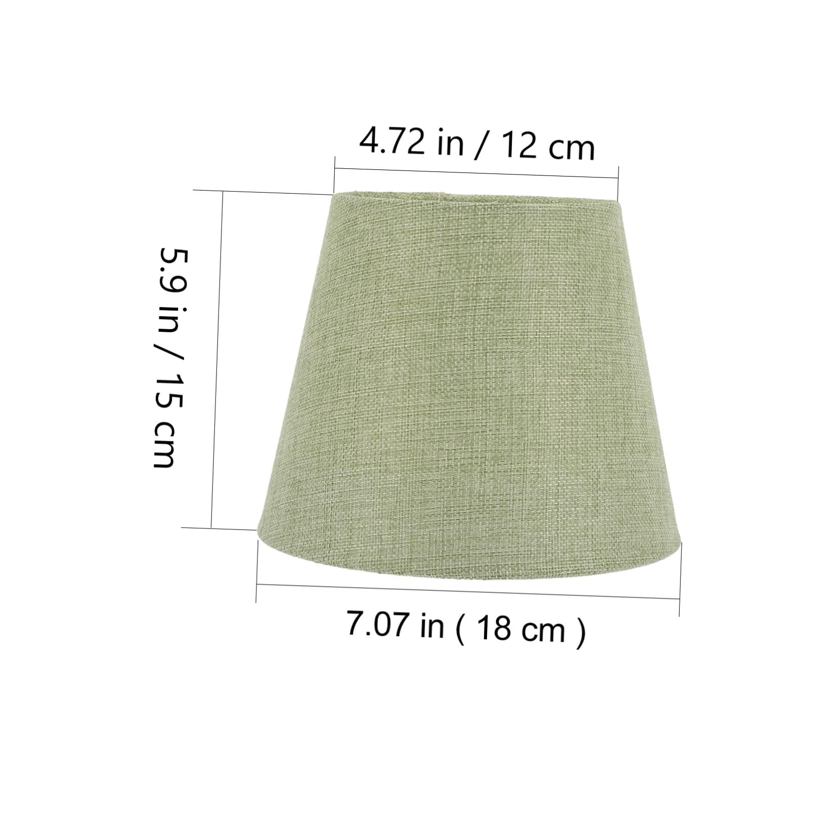 jojofuny Pantalla de Lámpara para Mesa de Noche de Tejido Verde Estructura de Hierro, Plegable y Compacta, Diseño Moderno para Oficina y Hogar E14
