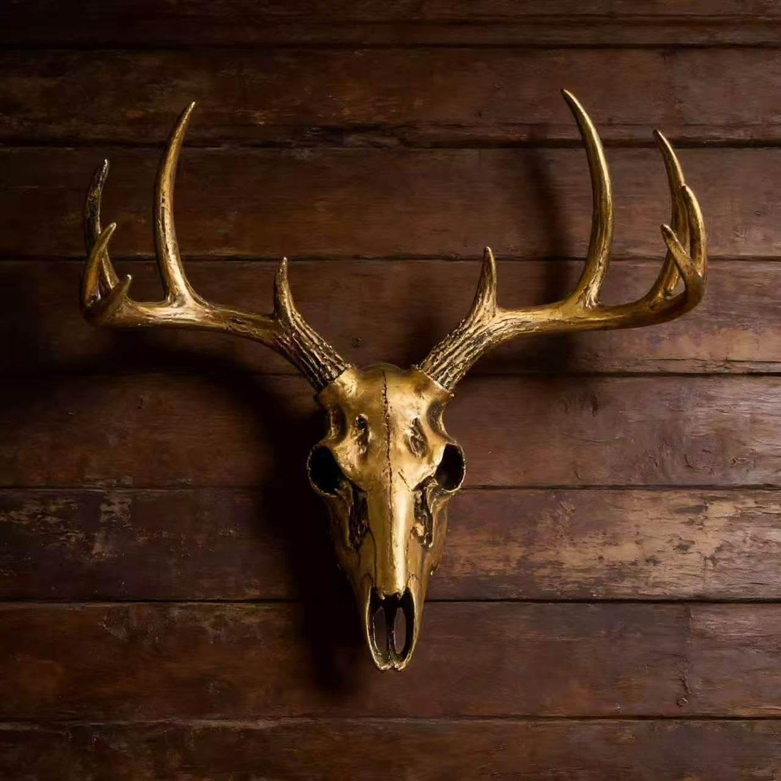 Decorazione Murale con Teste di Animali, Scultura di, Ornamento Decorativo in Resina, Statua di Da Appendere Al Muro per Il Soggiorno