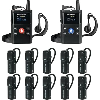 Retekess TT126 Wireless Tour Guide System Ear-Hook Receiver