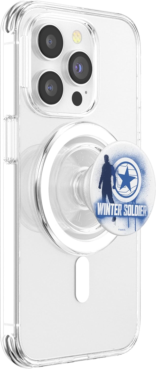 Marvel The Falcon And The Winter Soldier Bucky Paint PopSockets PopGrip for MagSafe
