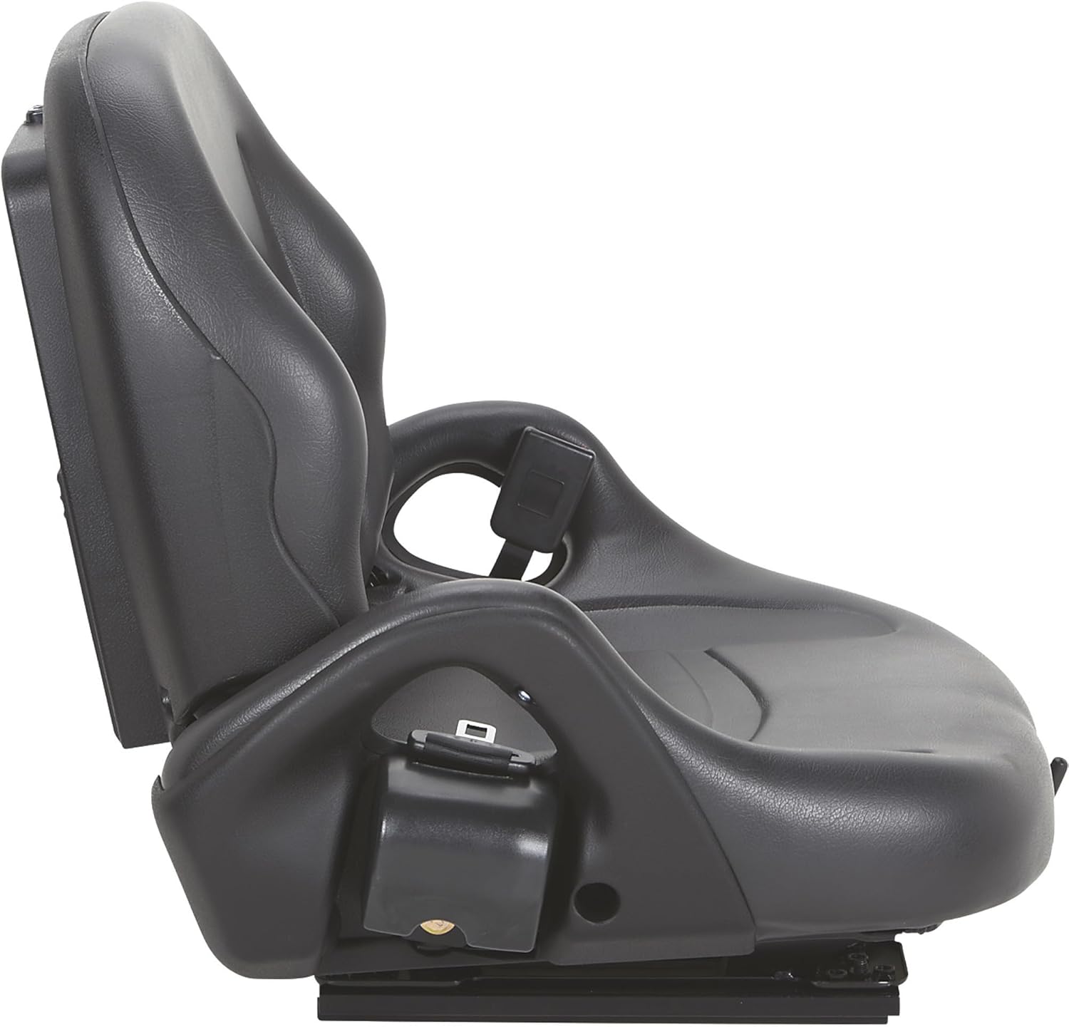 K&M Universal Bucket Seat - Black, Model 8001 - Forklift Seat