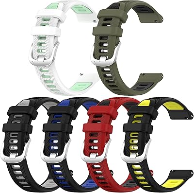 NineHorse Replacement Sport Strap Compatible with Mindrose Watch Bands for Women&Men Breathable Silicone Wristbands Adjustable Quick Release Band for Mindrose Fitness Tracker Band